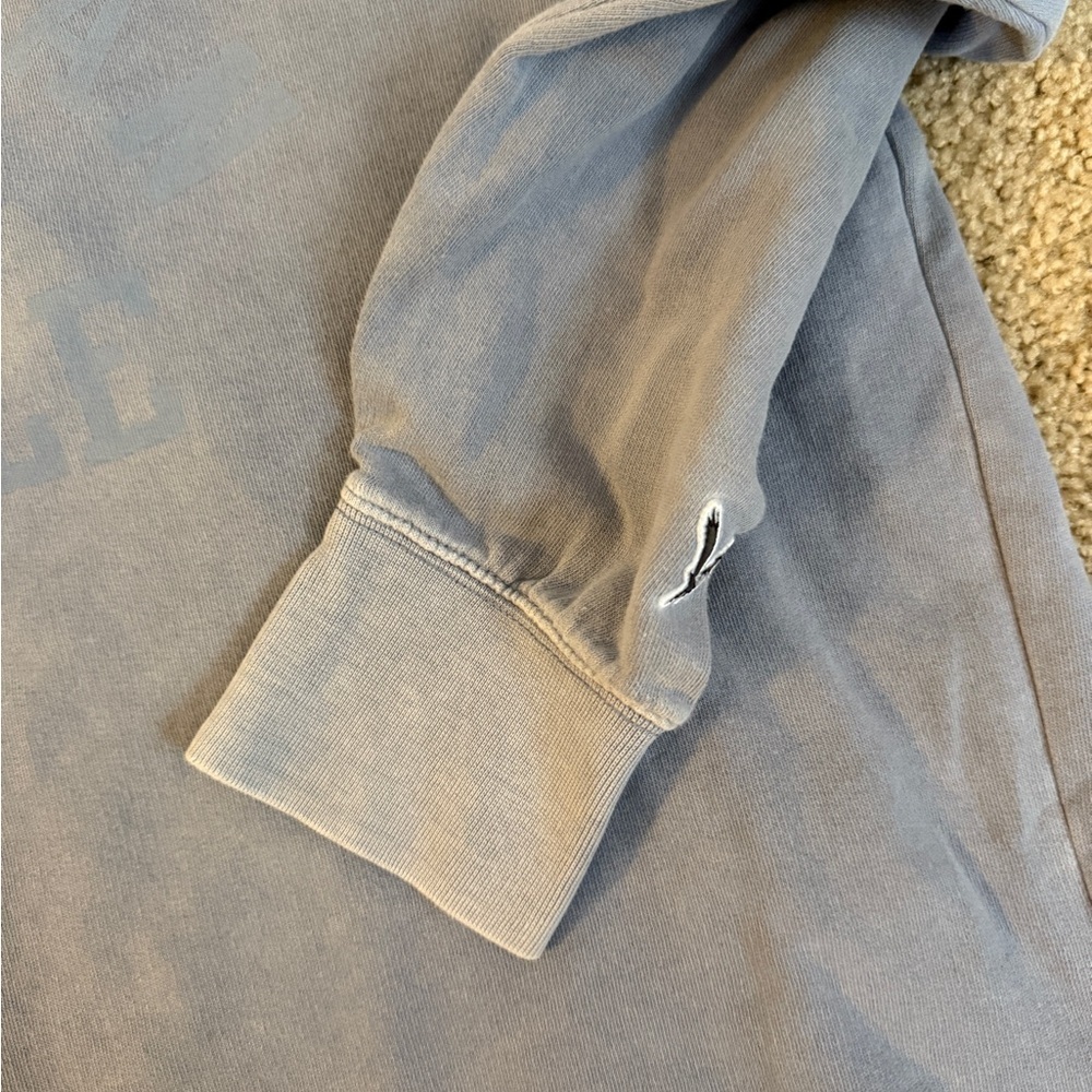 American Eagle Outfitters Light Blue Crewneck Sweater - Picture 6 of 7
